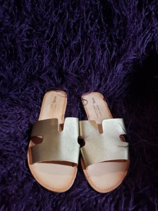 Picture of Gold Colored George Everyday Comfort Slipers