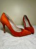 Picture of Trendy Orange Shoemint Heels - Size 8.5 for Bold Style