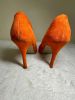 Picture of Trendy Orange Shoemint Heels - Size 8.5 for Bold Style